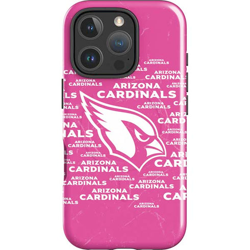 NFL Arizona Cardinals Pink Blast iPhone 16 Pro Magsafe Impact Case